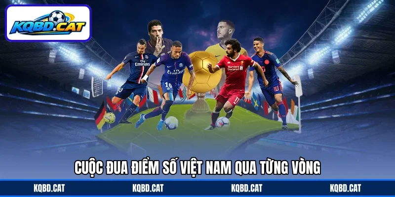 Cuộc đua điểm số Việt Nam qua từng vòng Cuộc đua điểm số Việt Nam qua từng vòng