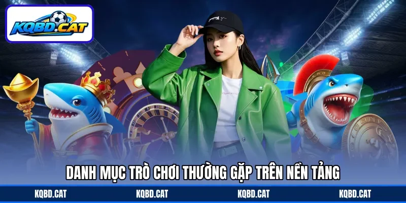 Danh mục trò chơi thường gặp trên nền tảng