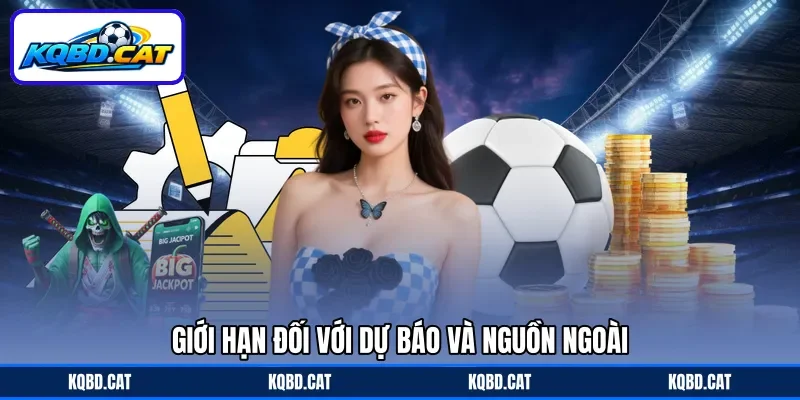 Giới hạn đối với dự báo và nguồn ngoài