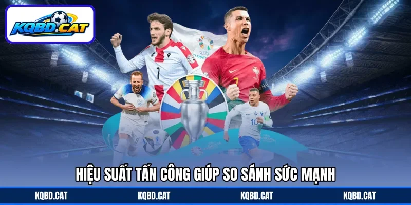 Hiệu suất tấn công giúp so sánh sức mạnh