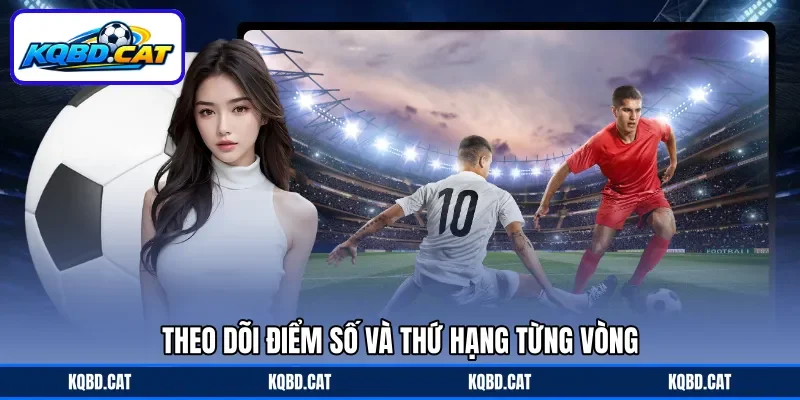 Theo dõi điểm số và thứ hạng từng vòng